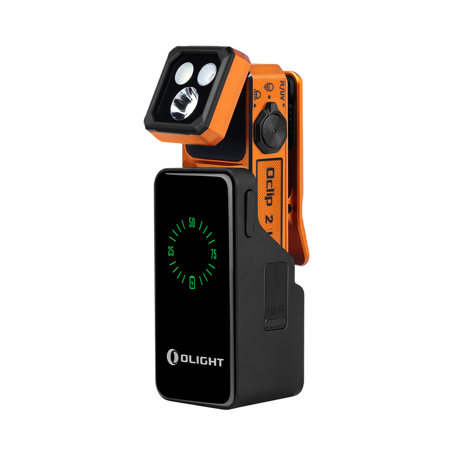 Olight Oclip 2 Ultra Premium Clip Torch | UV, Floodlight, Red Light & Spotlight