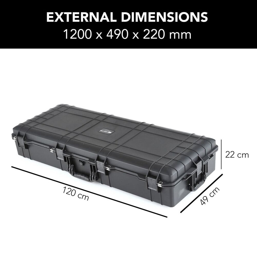 Evolution Gear 2533 Lite Series Long Hard Case in Black