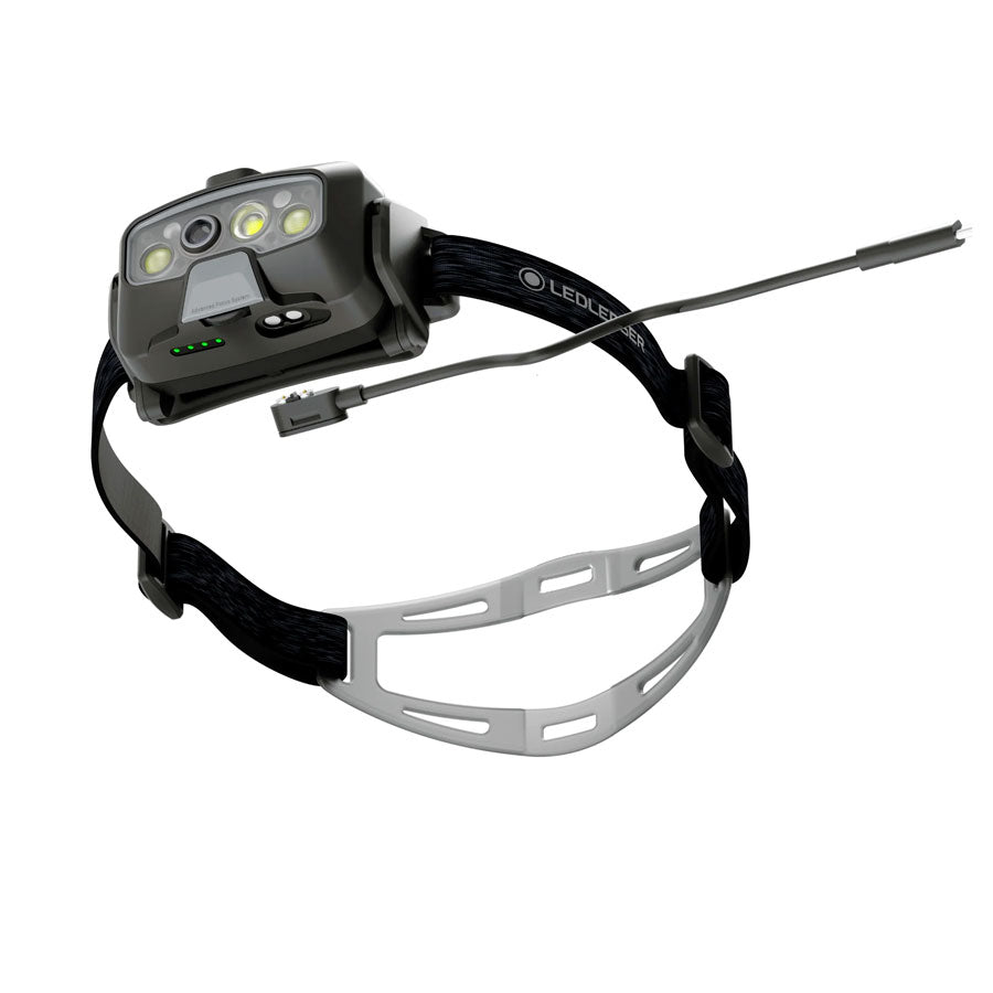 Ledlenser HF8R Core 1600 Lumens Rechargeable IP68 Adaptive Light Beam Technology Headlamp Black