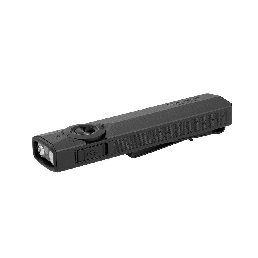 Olight ArkPro Ultra Flat Unibody EDC Torch with Multi-Light Sources Onyx Black
