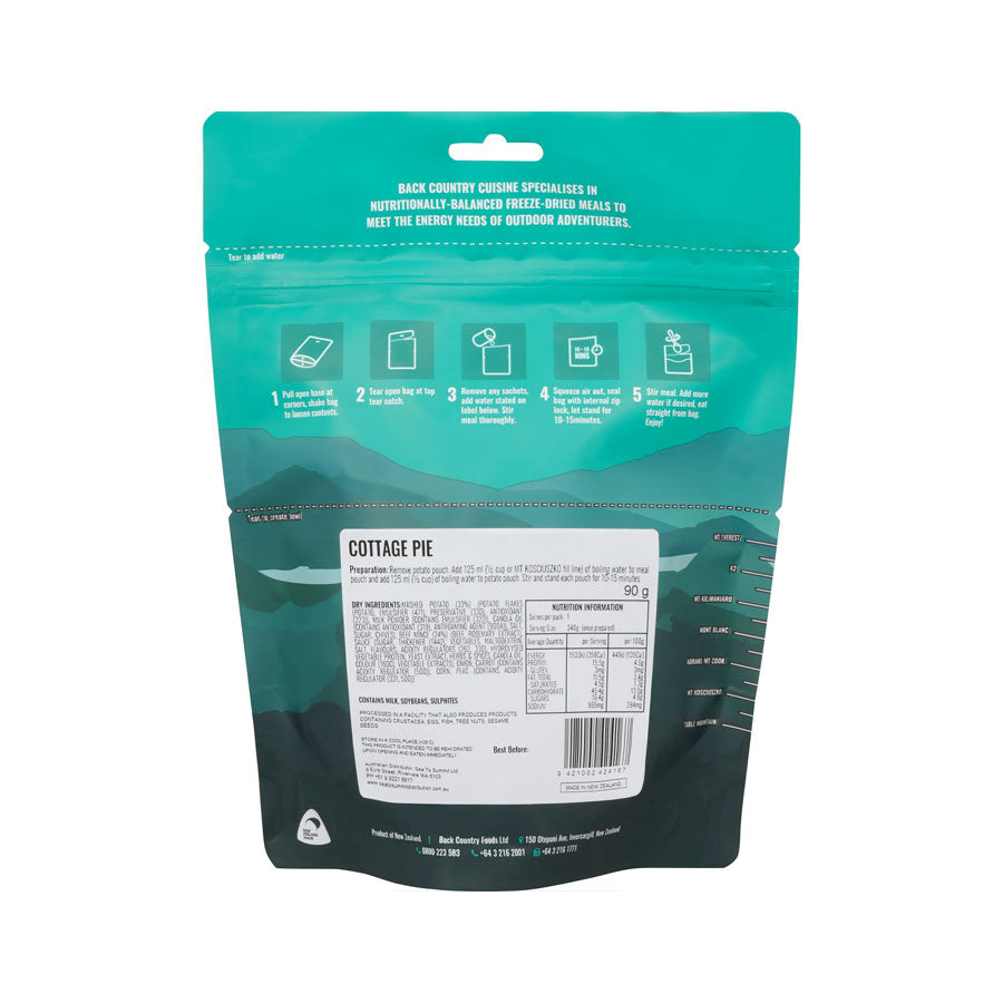 Back Country Cuisine Cottage Pie Gluten Free