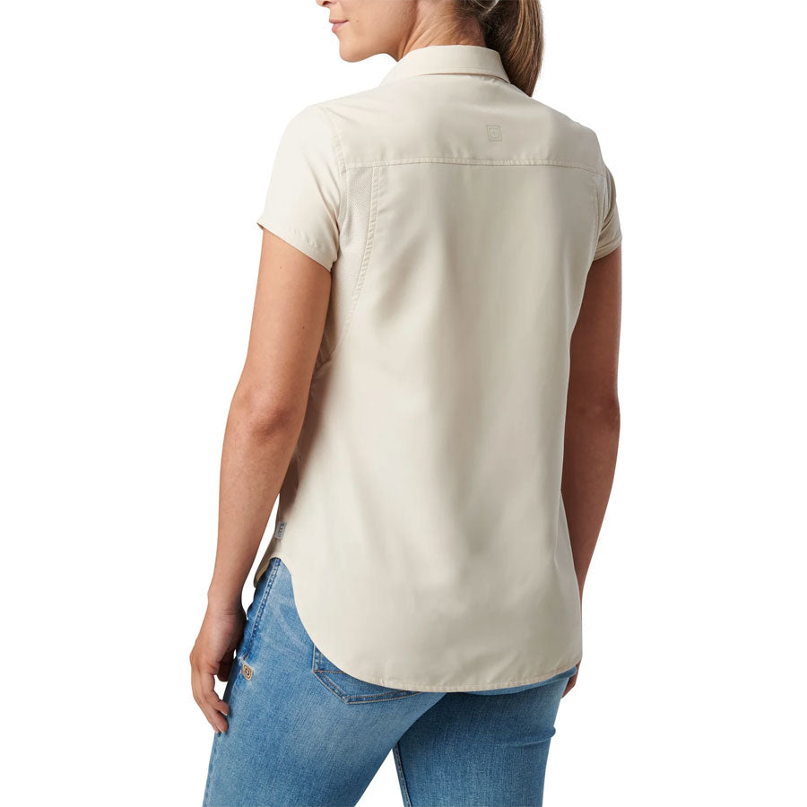 5.11 Tactical Women's Marksman Short Sleeve Shirt - Vanilla