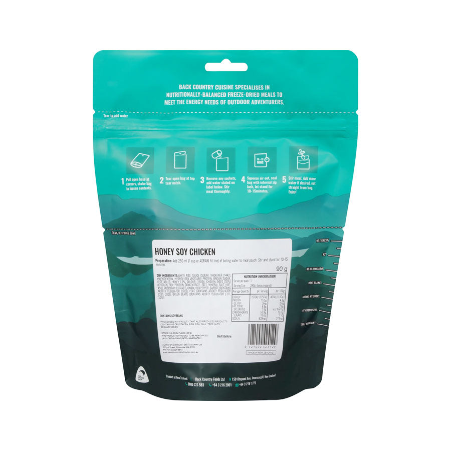 Back Country Cuisine Honey Soy Chicken Gluten Free