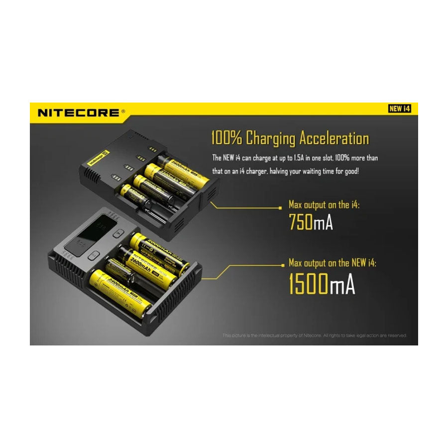Nitecore Intellicharger i4 smart charger