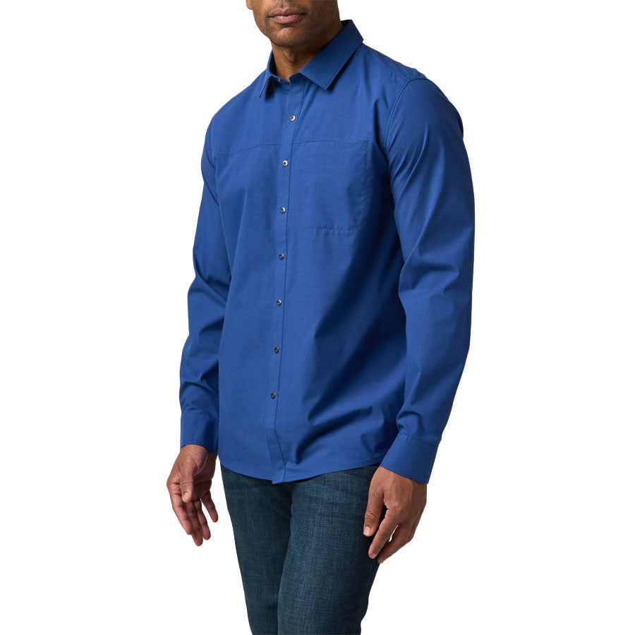 5.11 Igor Solid Long Sleeve Shirt Blue Mussel