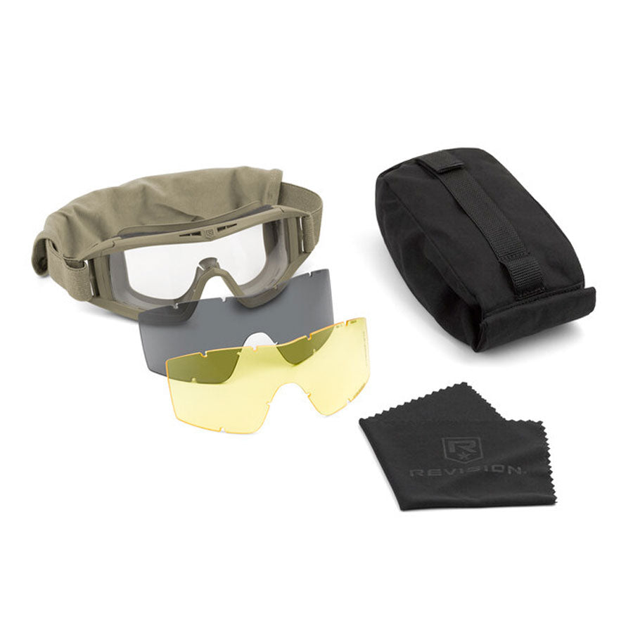 Revision Desert Locust Goggle 3 Lens Yellow Kit
