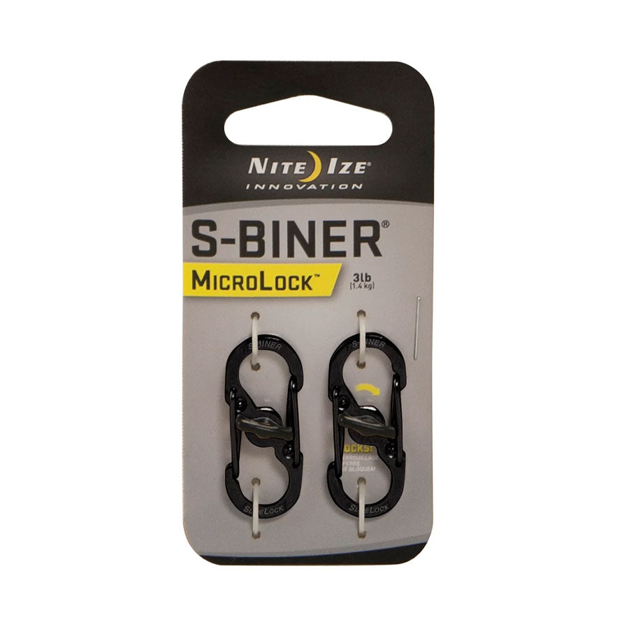 Nite Ize S-Biner MicroLock S/S - 2 Pack