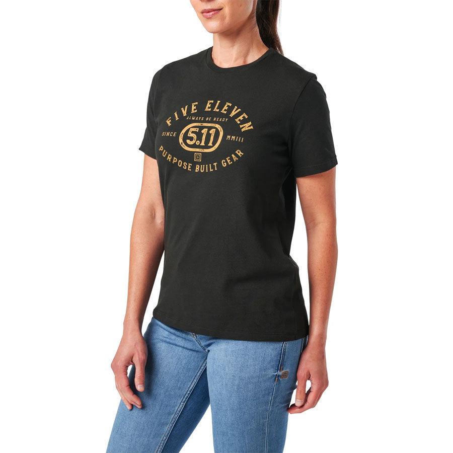 5.11 Tactical Women's Purpose Crest Tee - Black