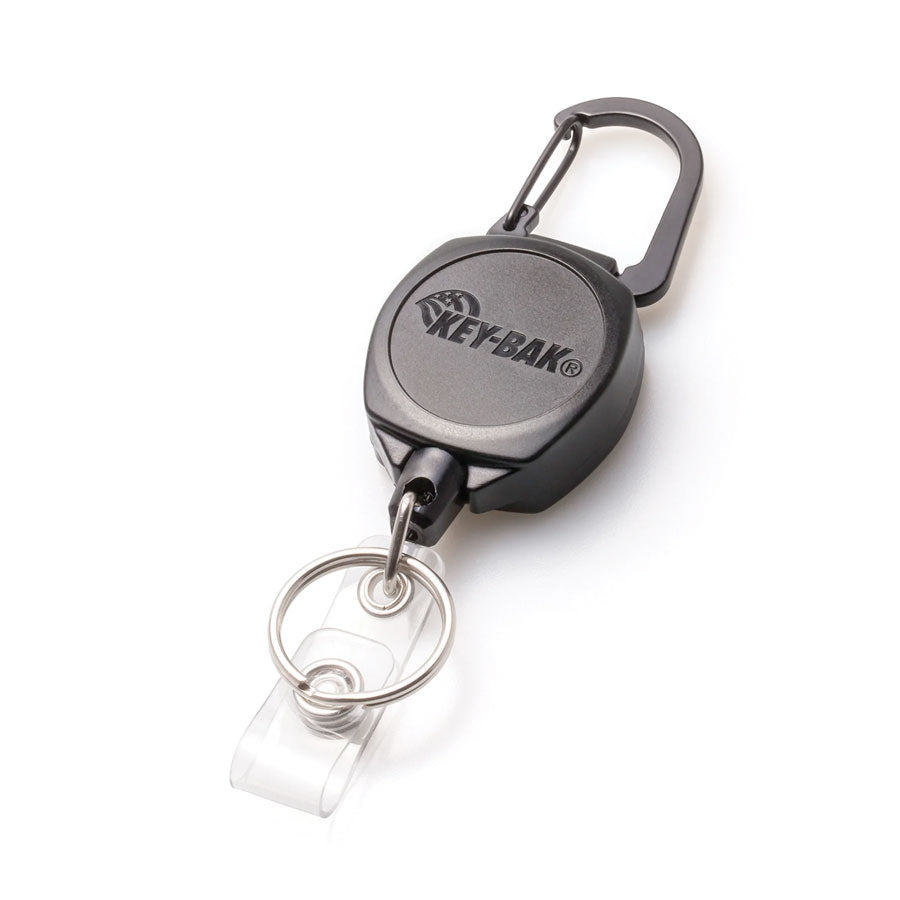 Key-Bak Sidekick 24" Professional Duty Self Retracting ID Badge and Key Chain Reel