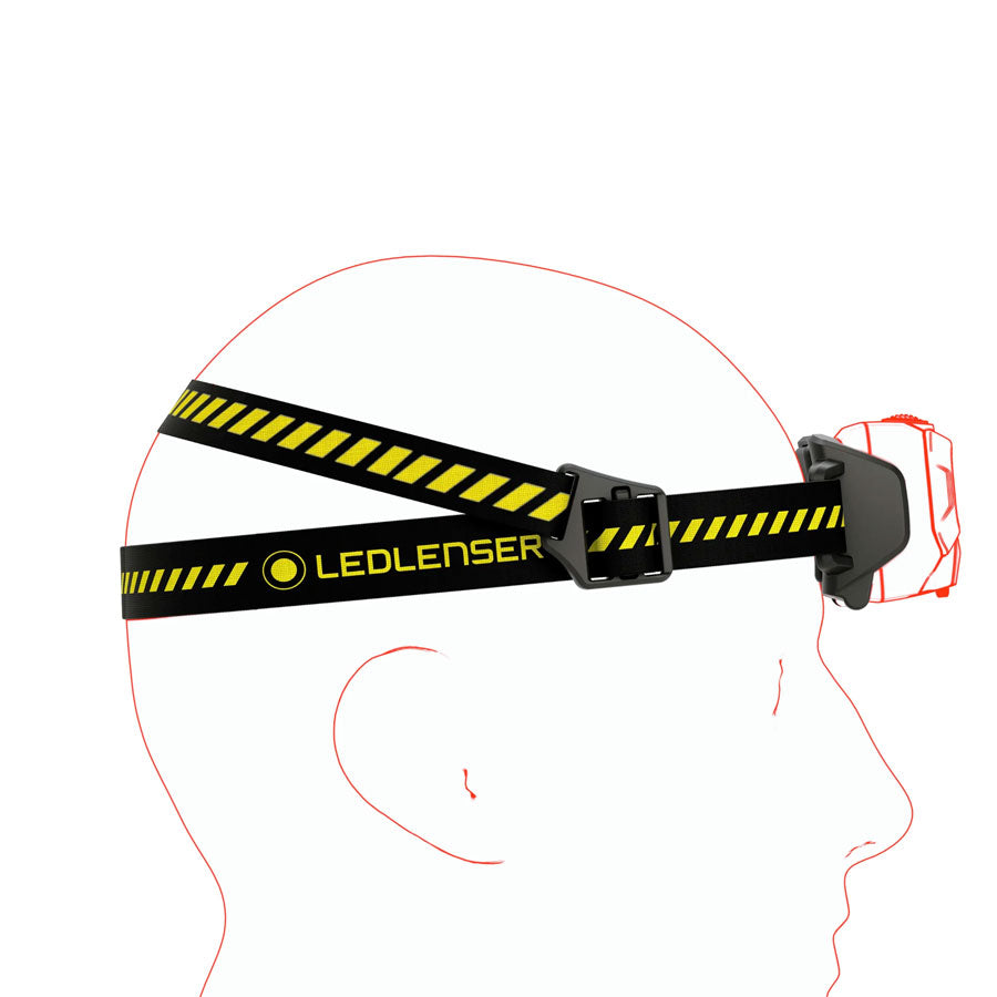 Ledlenser HF6R Work 800 Lumens Rechargeable IP68 Digital Advanced Focus Robust Headlamp Yellow