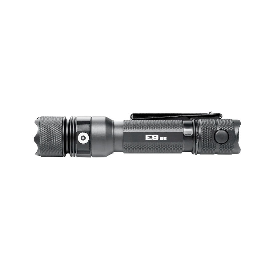 PowerTac E9 GEN5 Long Throw 3,000 Lumen Tactical EDC Flashlight