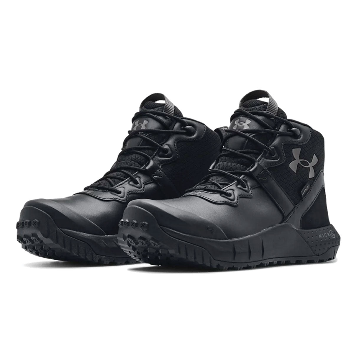 Under Armour Micro G Valsetz Mid Leather Waterproof Uniform Tactical Boot