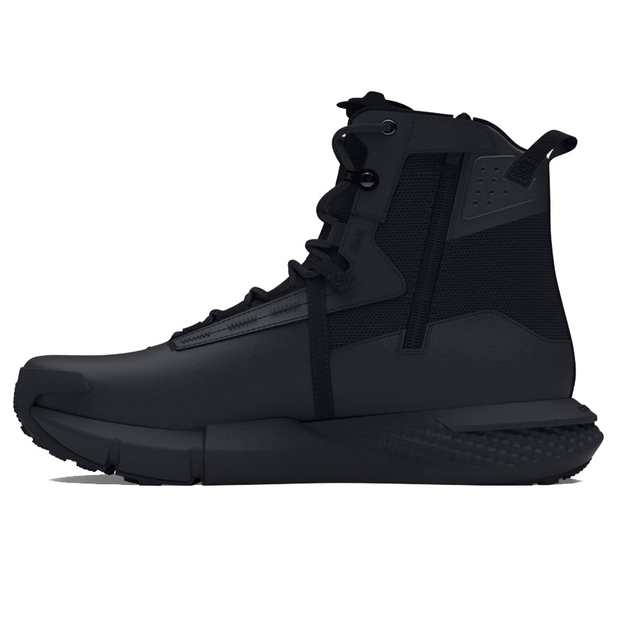 Under Armour Men's Valsetz Waterproof Zip Tactical Boots - Black