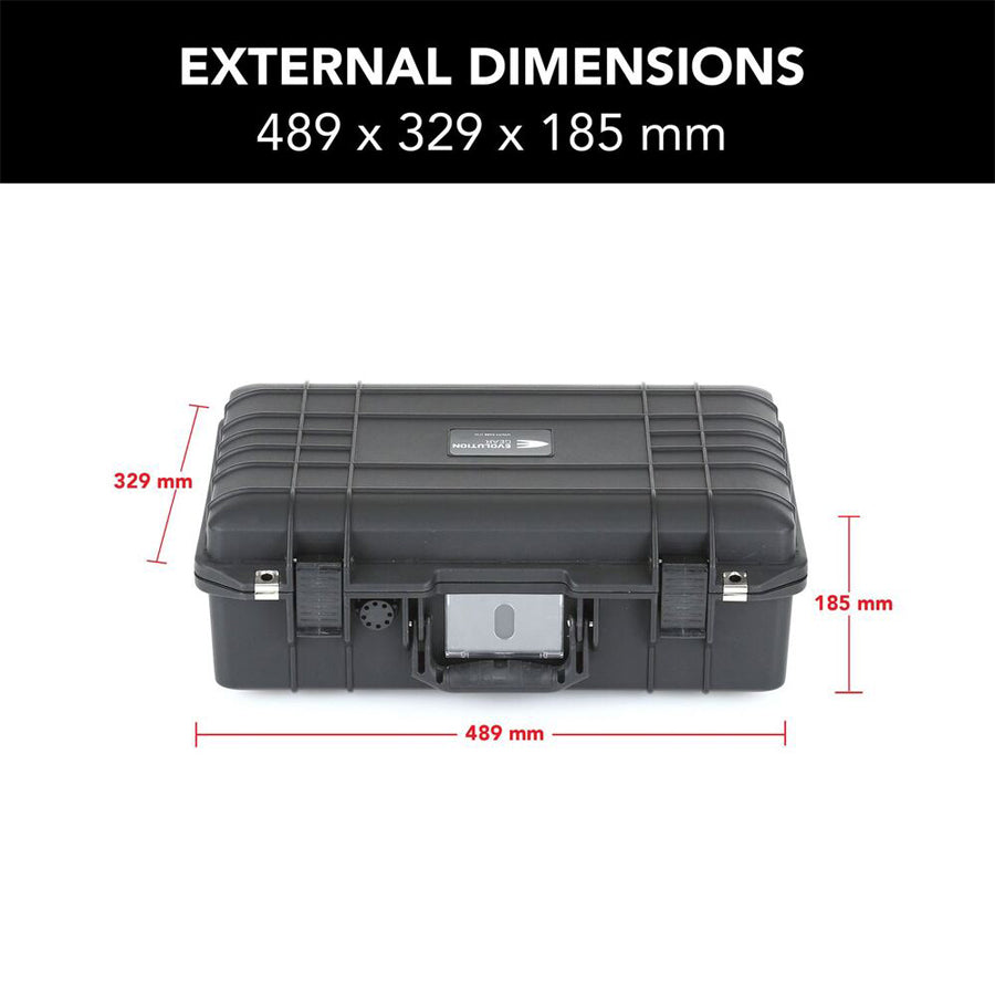 Evolution Gear 3730 Lite Series Hard Case in Black