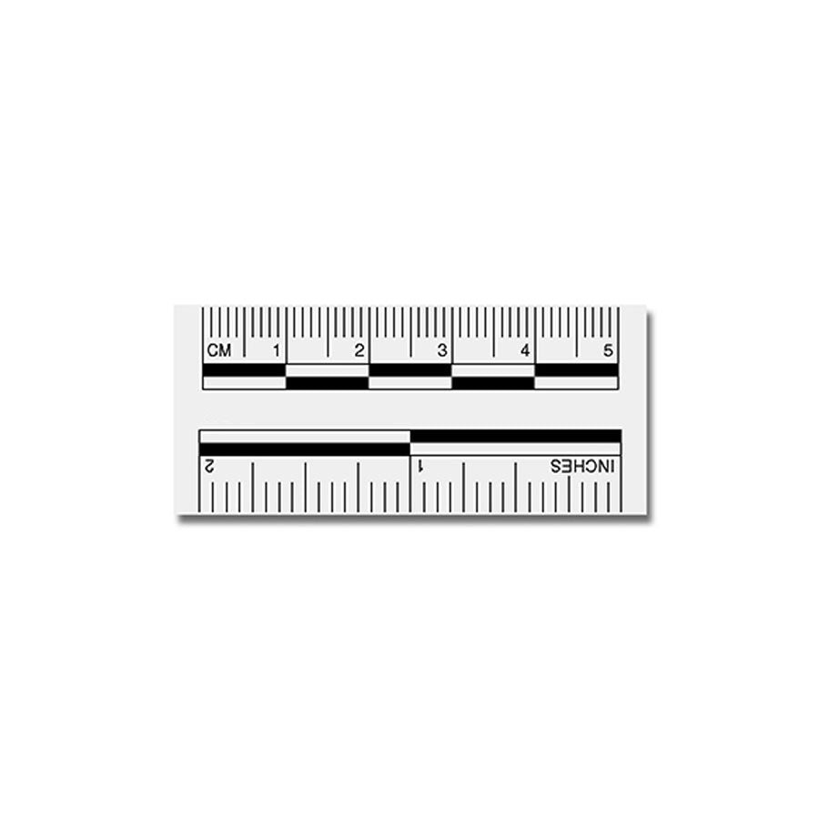 Sirchie White Adhesive Photo Evidence Scales (roll of 50)