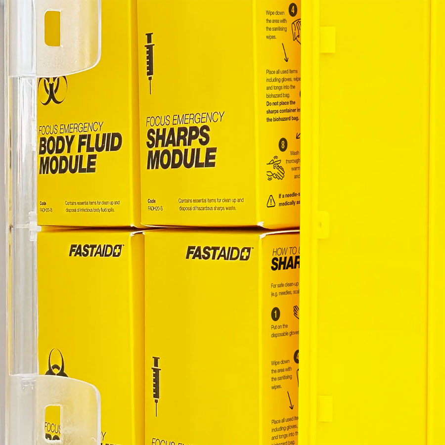 Warrior Medical FastAid Focus Emergency Biohazard Station