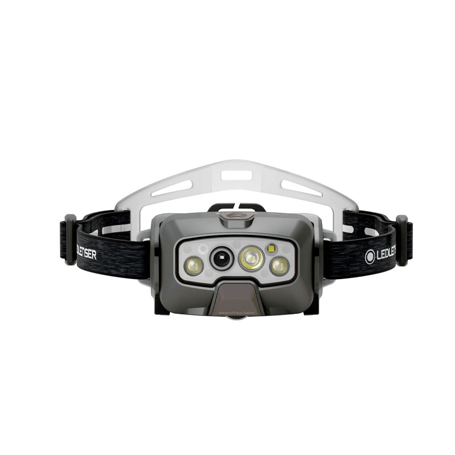Ledlenser HF8R Signature 2000 Lumens Rechargeable IP68 Adaptive Light Beam Technology RGB Headlamp Black