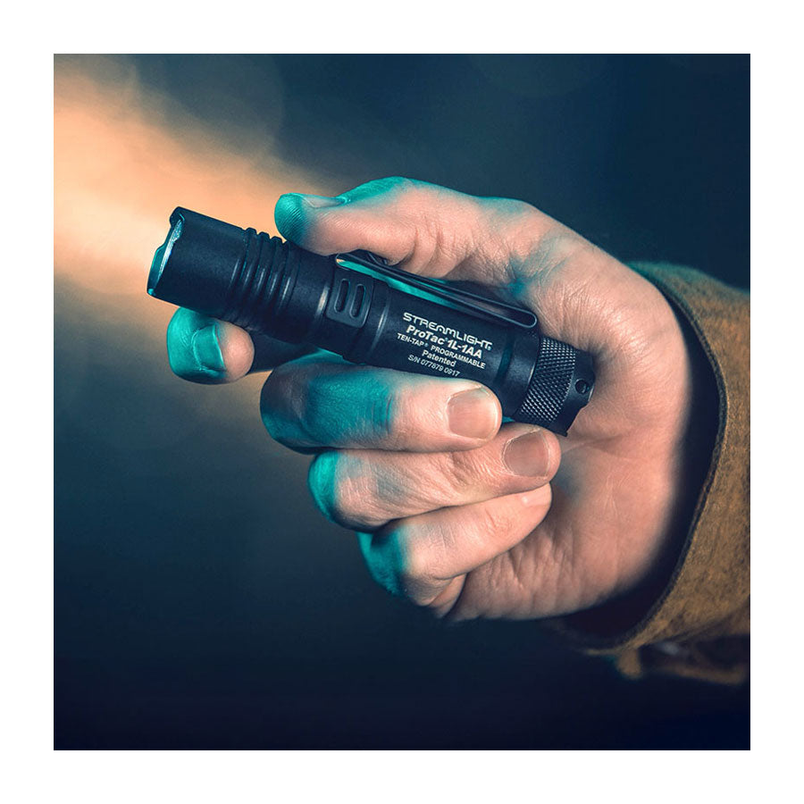 Streamlight ProTac 1L-1AA 350-Lumen Dual Fuel Flashlight Black | Tactical Gear AU Tactical Gear