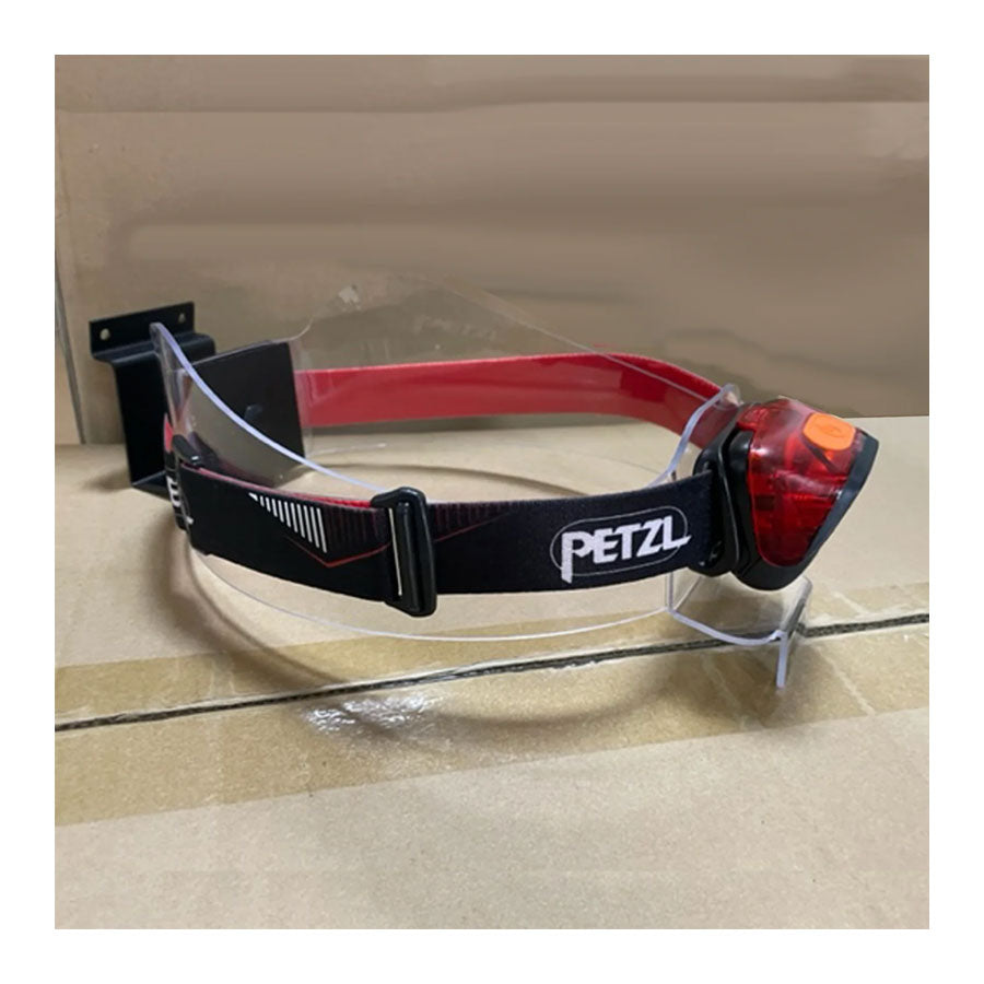Spelean PETZL Slatwall headlamp display holders