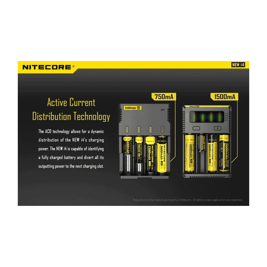 Nitecore Intellicharger i4 smart charger