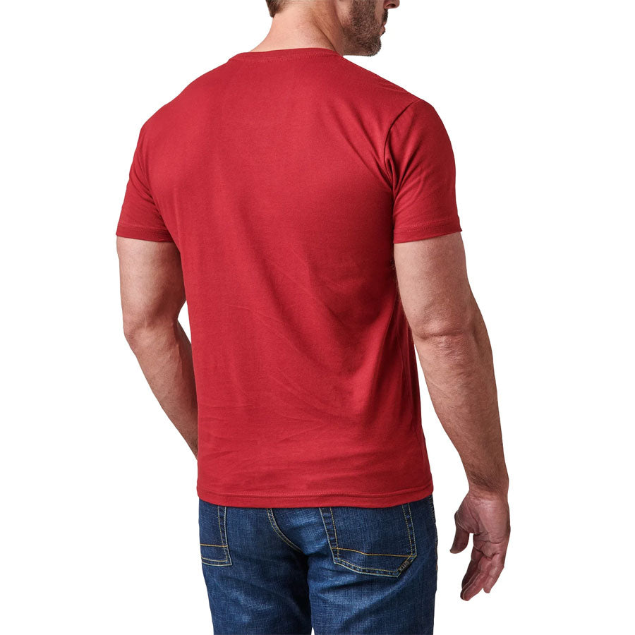 5.11 Tactical Purpose Crest Tee Cardinal