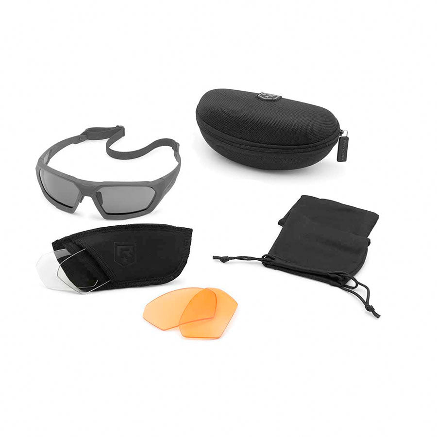 Revision ShadowStrike Ballistic Sunglasses 3 Lens Vermillion Kit