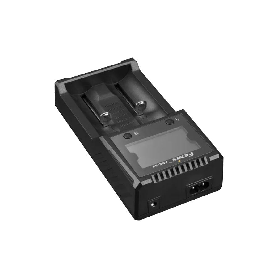 Fenix Flashlights Digital Smart Charger 2 Bay Black ARE-A2