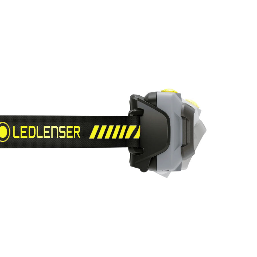 Ledlenser HF4R Work 500 Lumens Rechargeable IP68 Flood & Spot Beam Robust Headlamp Yellow