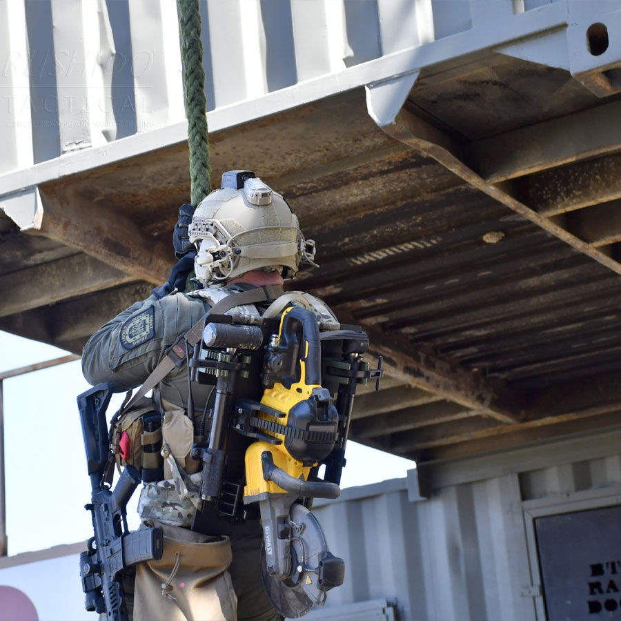 Bushido Tactical Mule Breacher's Backpack with Multi-Tool Mounts - Multicam