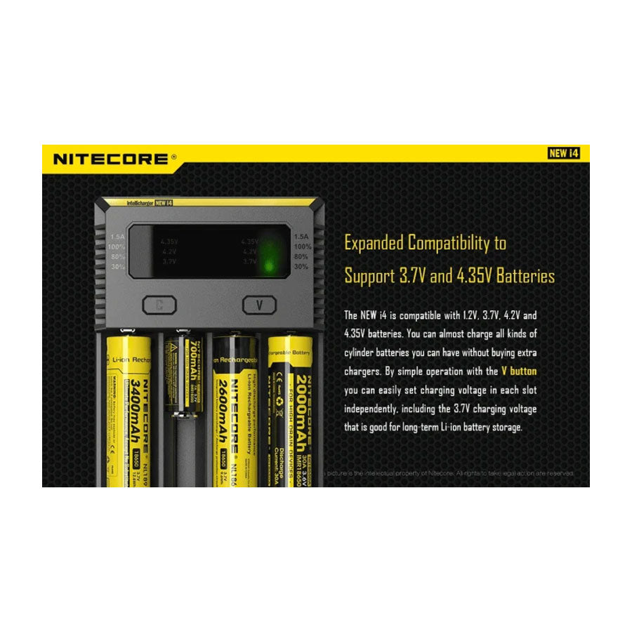 Nitecore Intellicharger i4 smart charger
