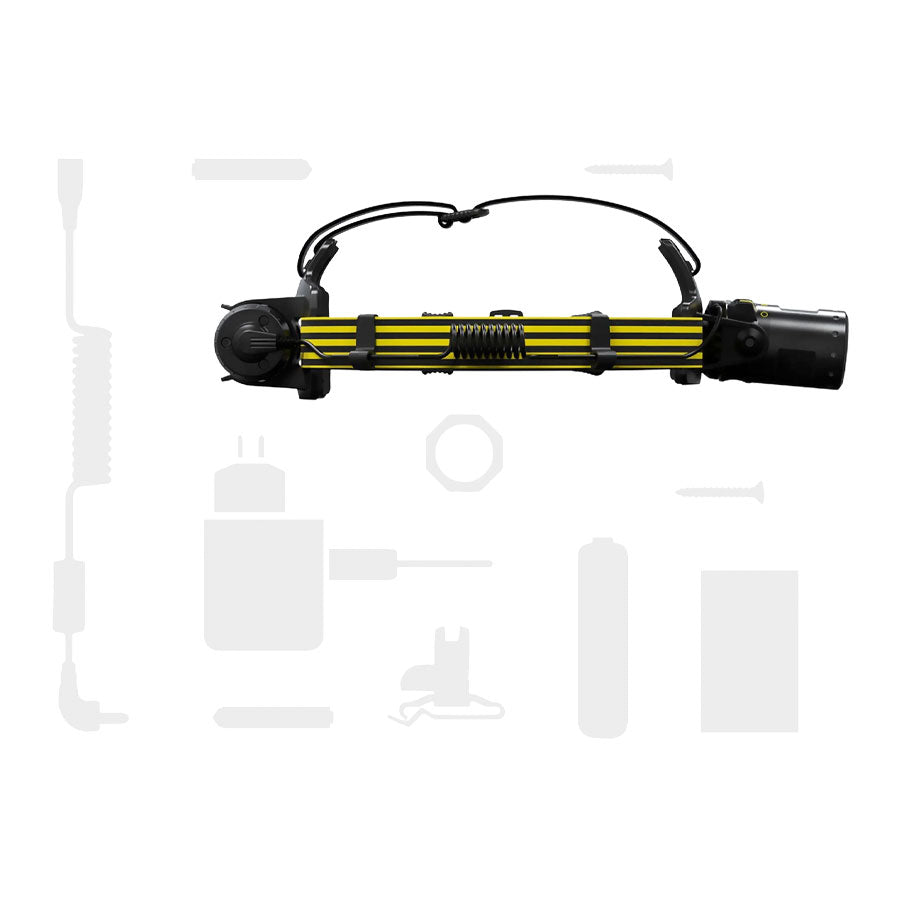 Ledlenser iLH8 Intrinsically Safe 280 Lumens IP68 Advanced Focus Zone 2/22 Headlamp