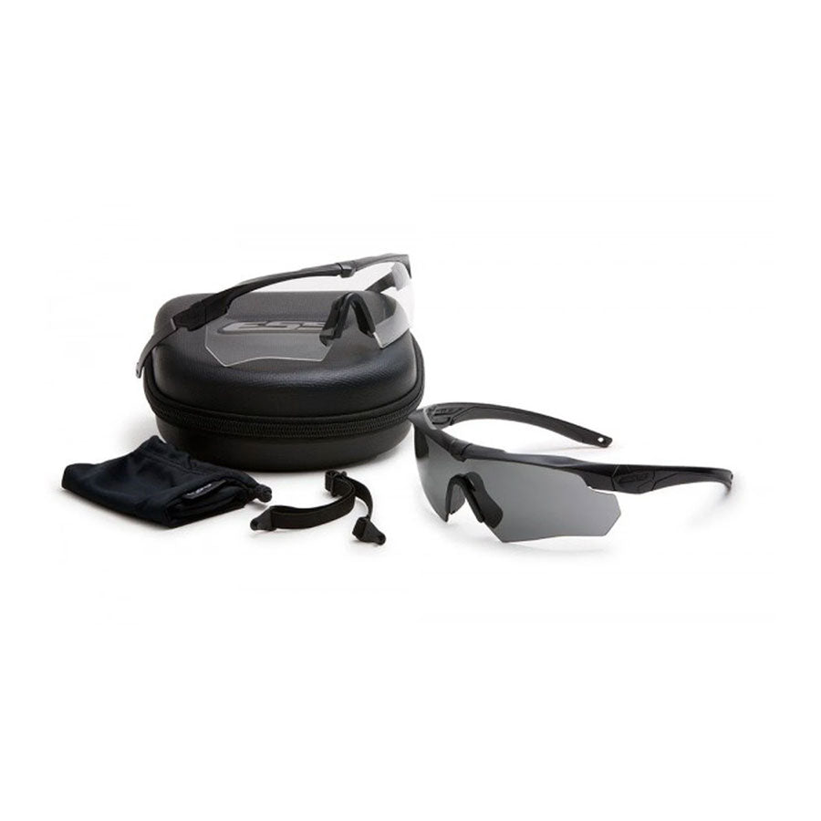 ESS Crossbow Suppressor 2X Kit Complete Clear and Gray Eyewear