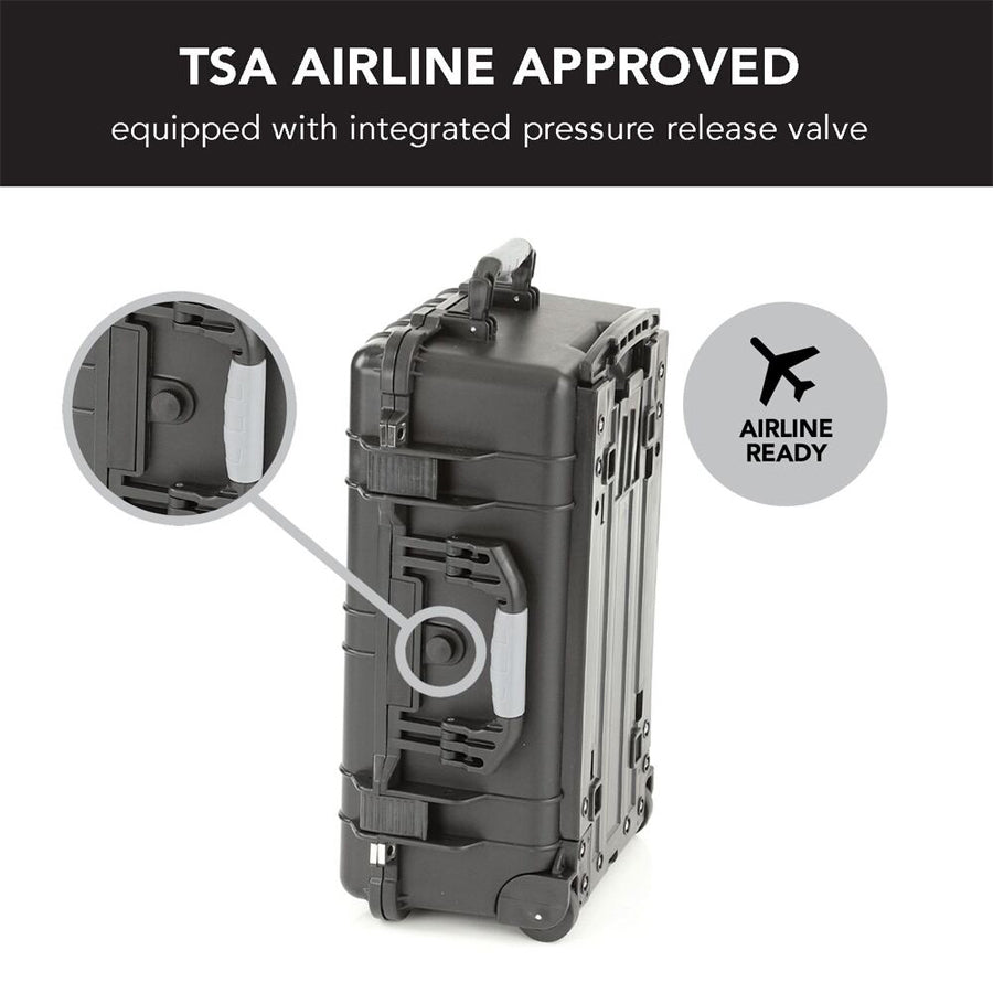 Evolution Gear HD Series Trolley Camera &amp; Drone Hard Case 5510 - Black