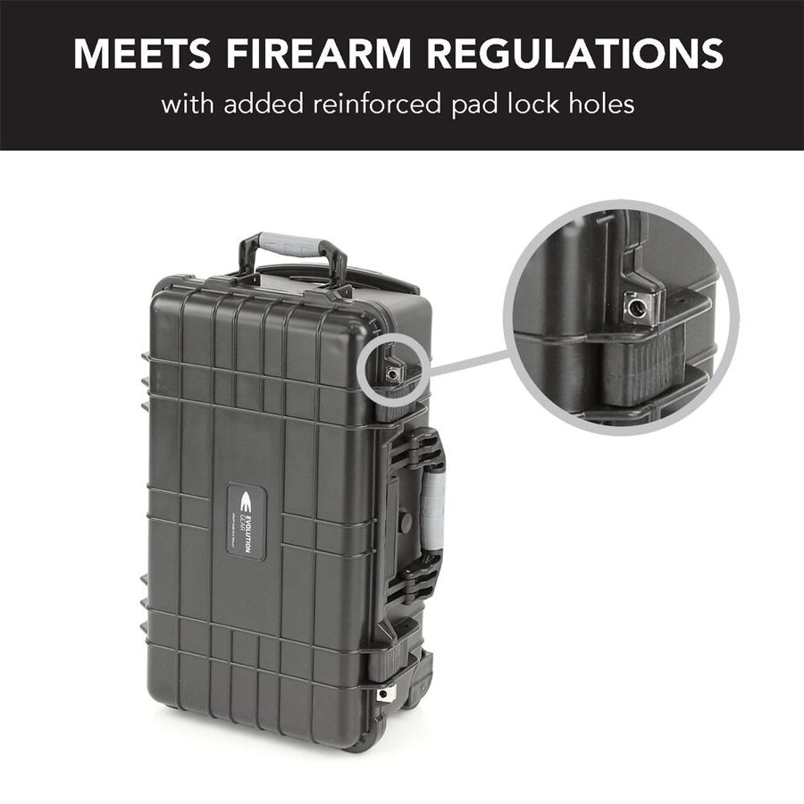 Evolution Gear HD Series Trolley Camera & Drone Hard Case 5510 - Black