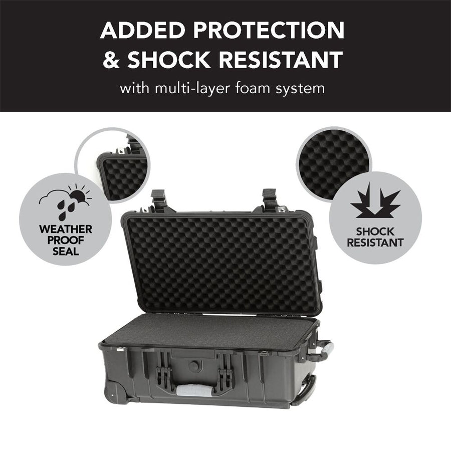 Evolution Gear HD Series Trolley Camera & Drone Hard Case 5510 - Black