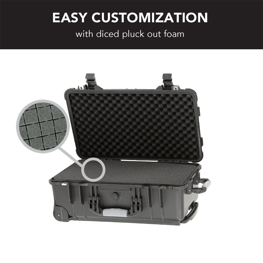 Evolution Gear HD Series Trolley Camera & Drone Hard Case 5510 - Black