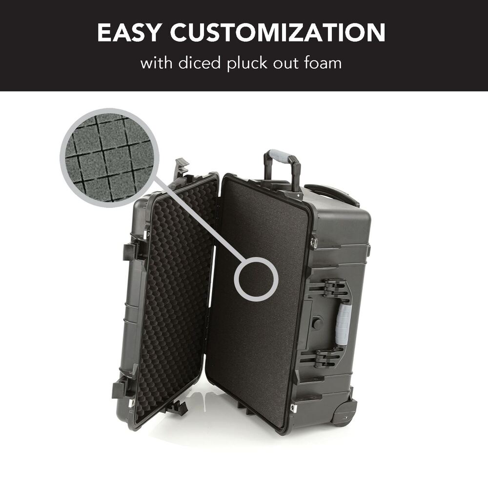 Evolution Gear HD Series Trolley Camera & Drone Hard Case 5520 - Black
