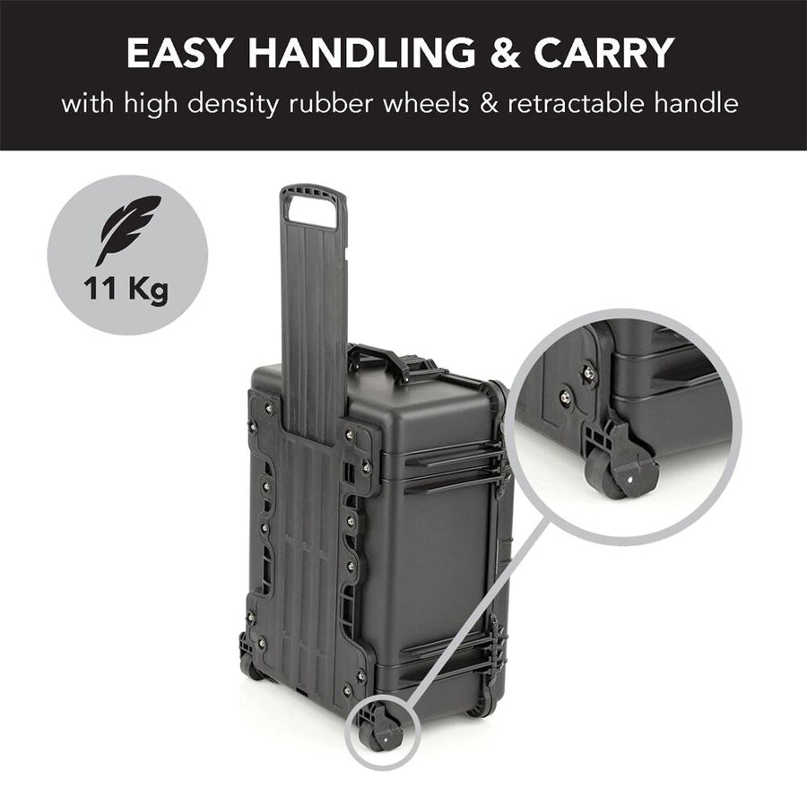 Evolution Gear HD Series Trolley Camera & Drone Hard Case 5530 - Black