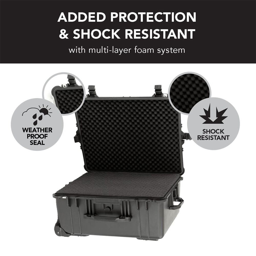 Evolution Gear HD Series Trolley Camera &amp; Drone Hard Case 5530 - Black