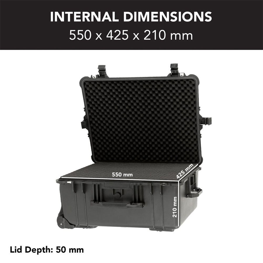 Evolution Gear HD Series Trolley Camera &amp; Drone Hard Case 5530 - Black