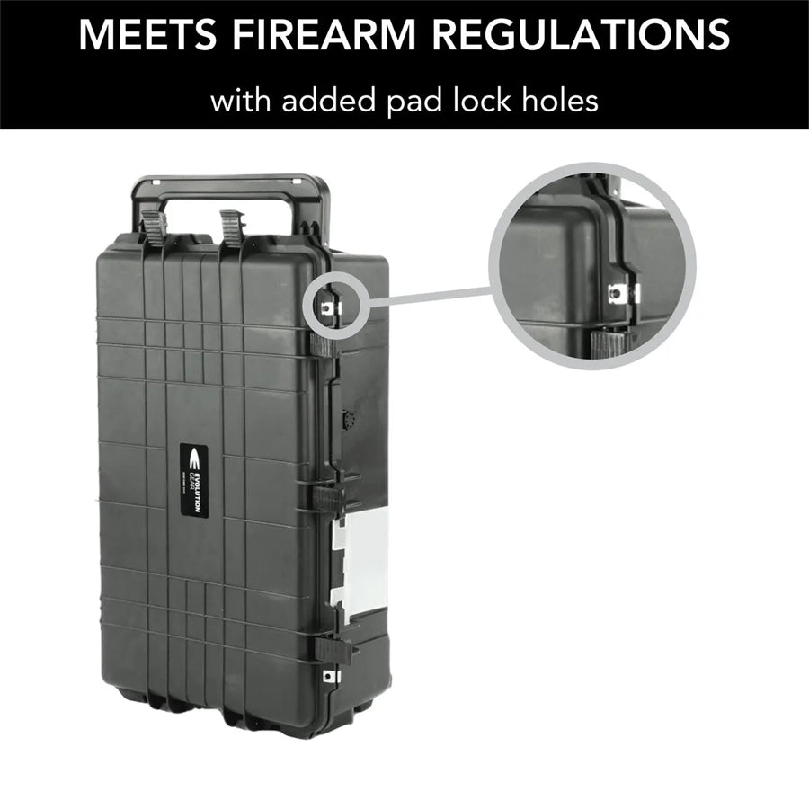 Evolution Gear 5540 Camera &amp; Drone Hard Trolley Case - Black