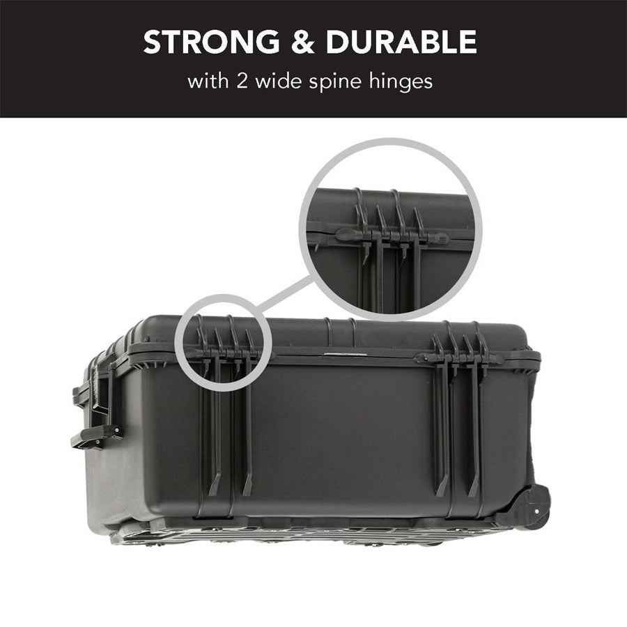 Evolution Gear HD Series Trolley Camera & Drone Hard Case 5550 - Black