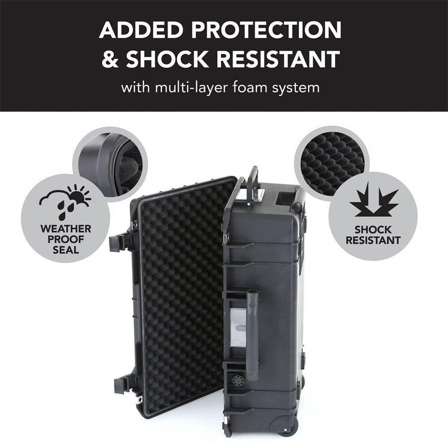 Evolution Gear 5610 Lite Series Trolley Hard Case in Black