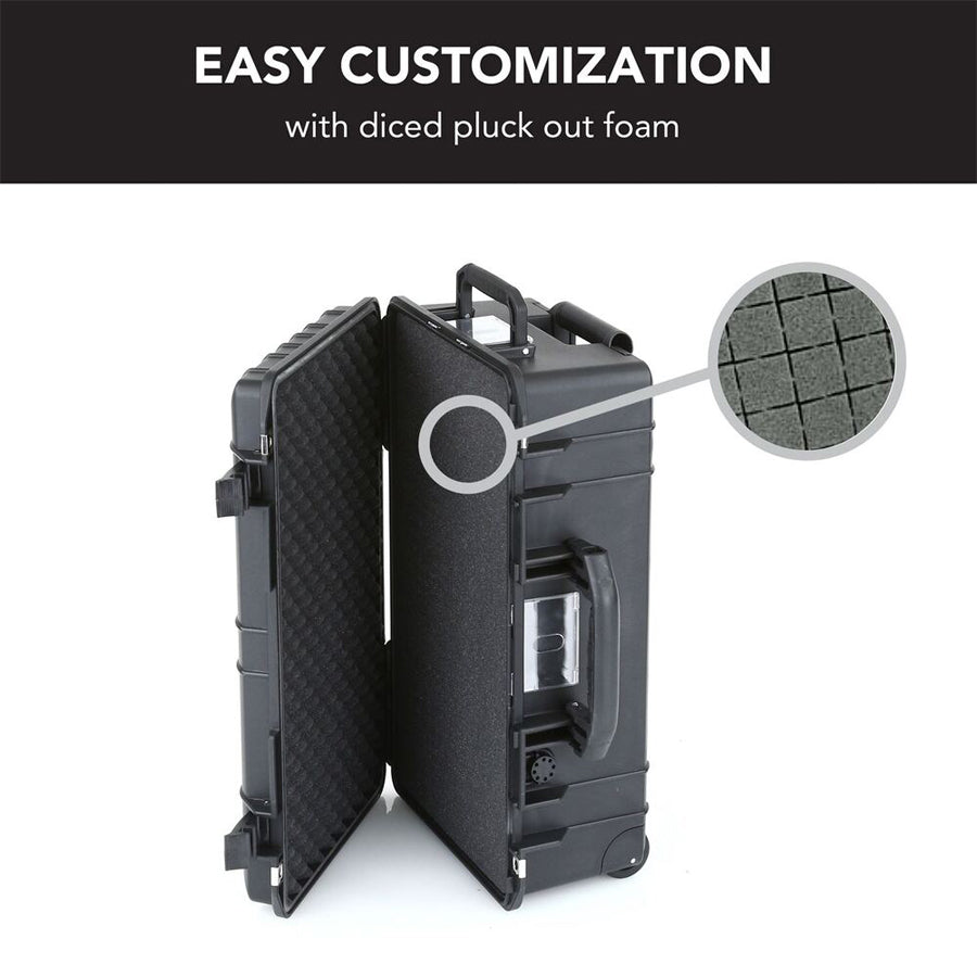 Evolution Gear 5610 Lite Series Trolley Hard Case in Black