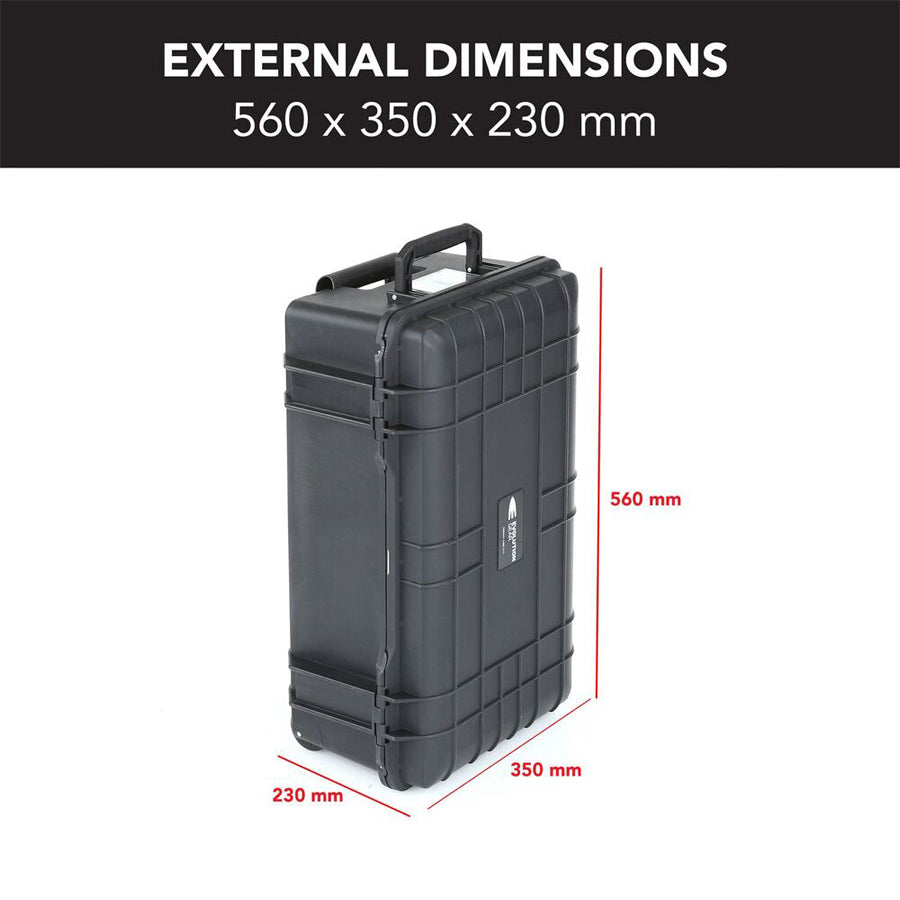 Evolution Gear 5610 Lite Series Trolley Hard Case in Black