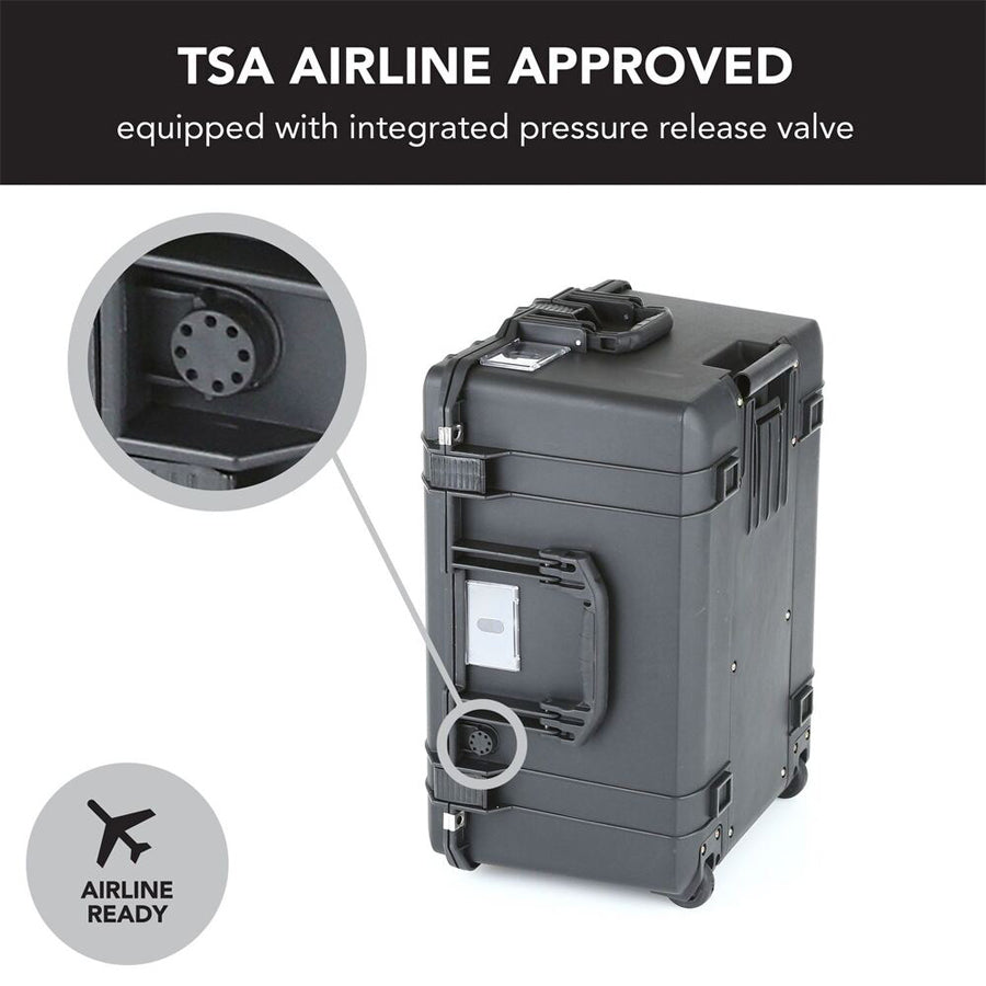 Evolution Gear 5630 Lite Series Trolley Hard Case in Black