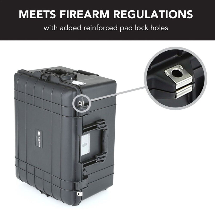 Evolution Gear 5630 Lite Series Trolley Hard Case in Black