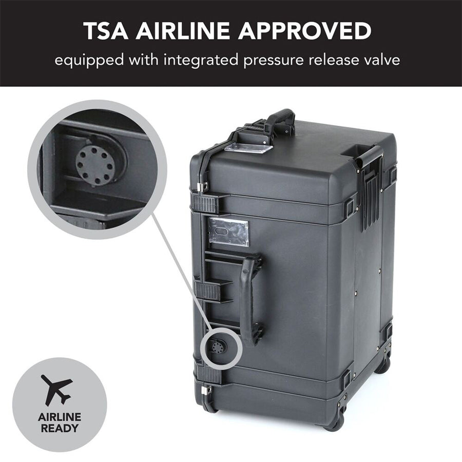 Evolution Gear 5640 Lite Series Trolley Hard Case in Black