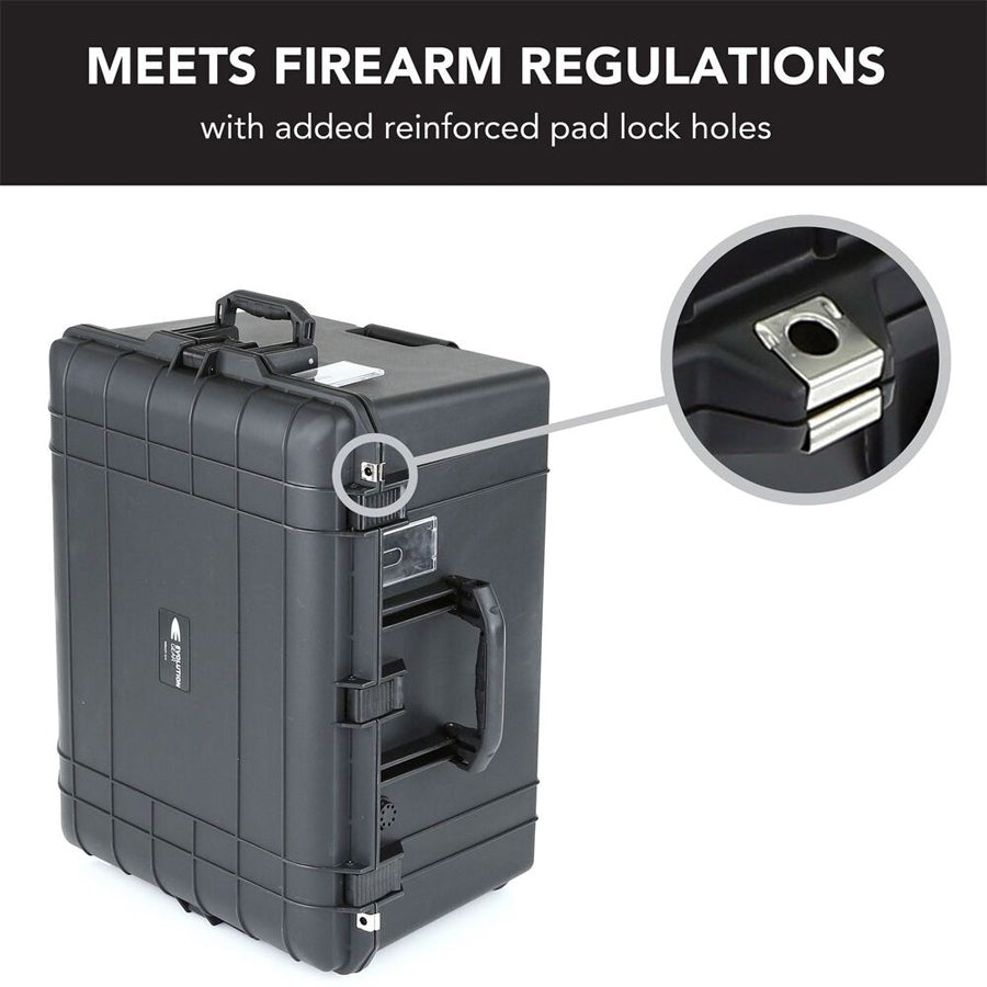 Evolution Gear 5640 Lite Series Trolley Hard Case in Black