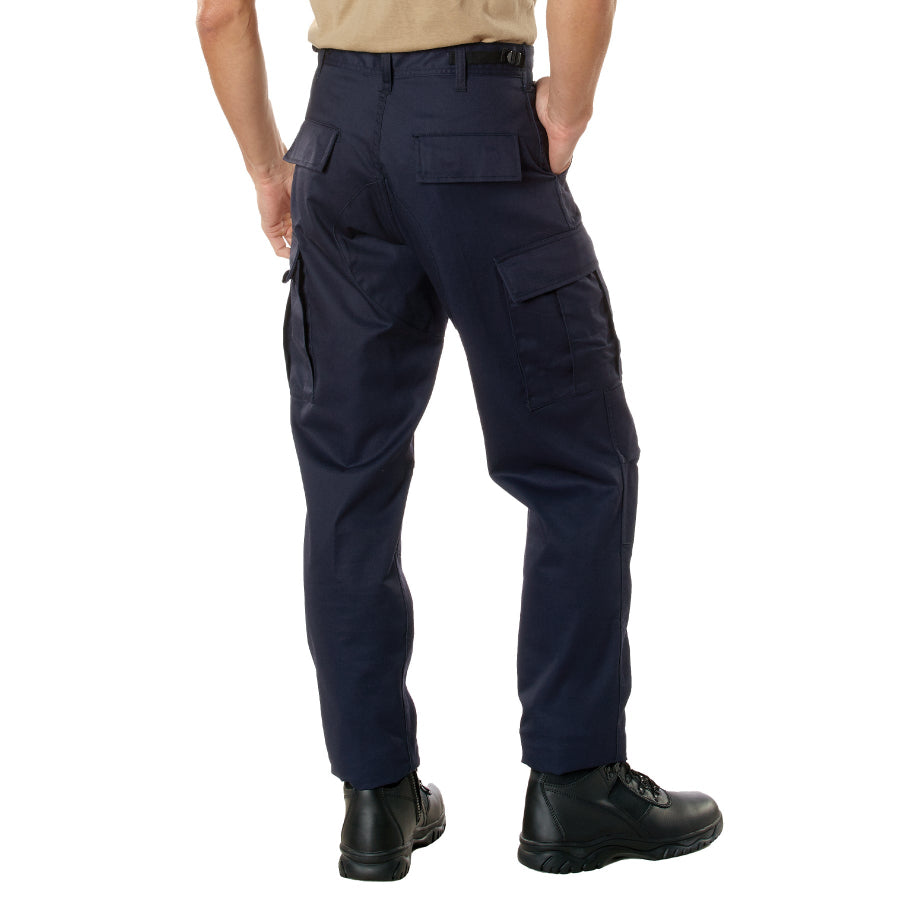 MilSpec Tactical Relaxed Fit Zipper Fly BDU Pants Midnight Navy Blue